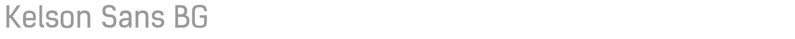 Kelson Sans font preview